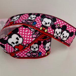 Polka Baby Mickey and Minnie Grosgrain Ribbon