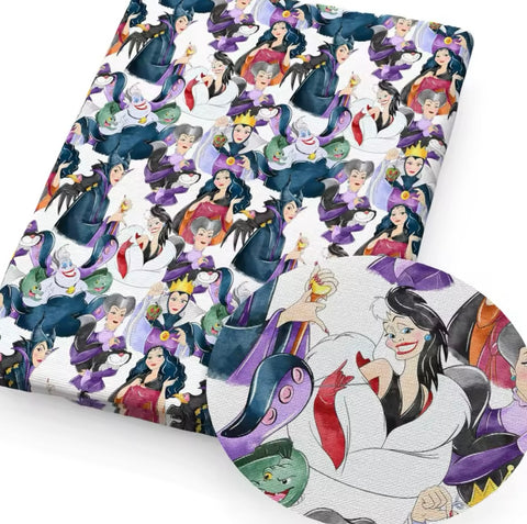 Villains polyCotton Fabric Half Yard (18” x 55”)