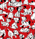 Disney Dalmatians Dogs Puppies Character Polycotton Fabric - Half Yard (18” x 55”) 81384
