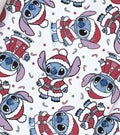 Disney Stitch Alien Christmas Polycotton fabric - Half Yard (18” x 55”) 44238