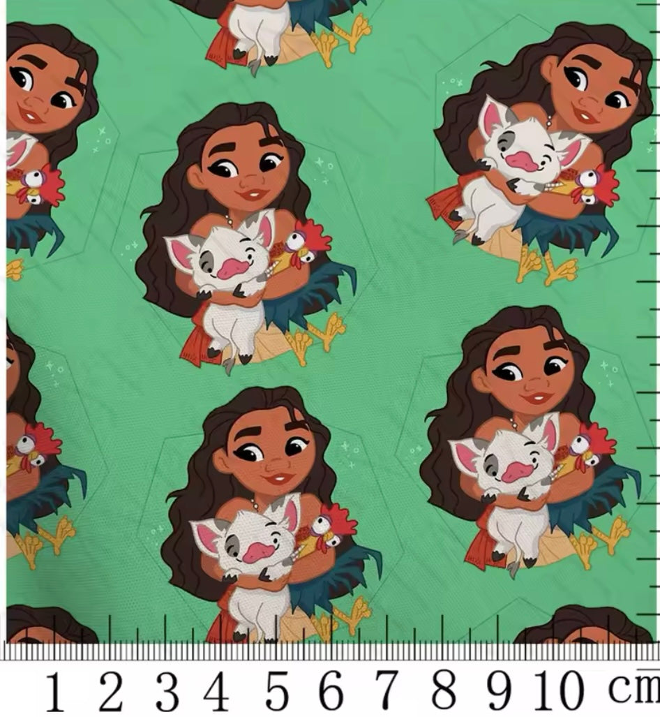 Moana polyCotton Fabric Half Yard (18” x 55”)