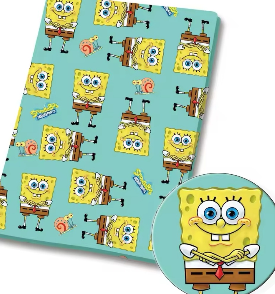 Spongebob polyCotton Fabric Half Yard (18” x 55”)