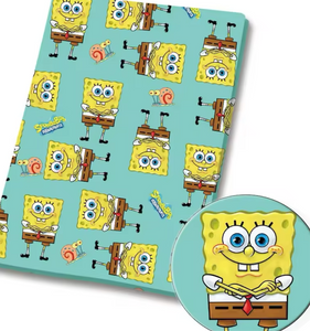 Spongebob polyCotton Fabric Half Yard (18” x 55”)