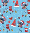 Disney Stitch Alien Christmas Polycotton fabric - Half Yard (18” x 55”) 41710