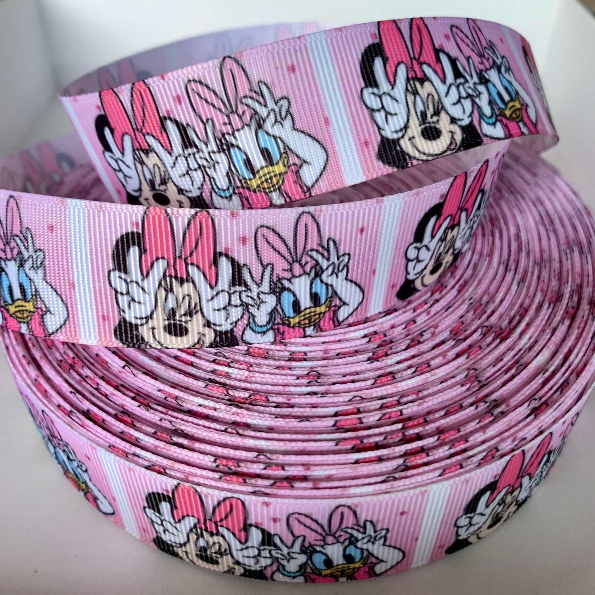 Minnie and Daisy Grosgrain Ribbon