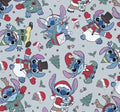 Disney Stitch Alien Christmas Polycotton fabric - Half Yard (18” x 55”) 44266