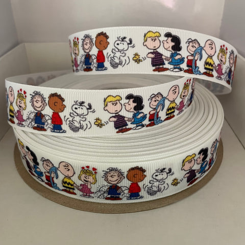 Snoopy Charlie Brown Grosgrain Ribbon