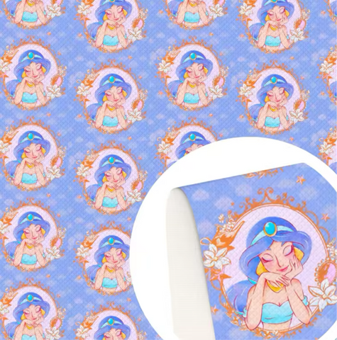 Princess Jasmine Cotton Fabric Half Yard (18” x 55”)