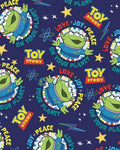 Disney Toy Story Aliens Character Polycotton Fabric - Half Yard (18” x 55”) 14982