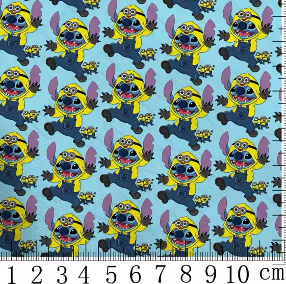 Stitch Minions polyCotton Fabric Half Yard (18” x 55”)