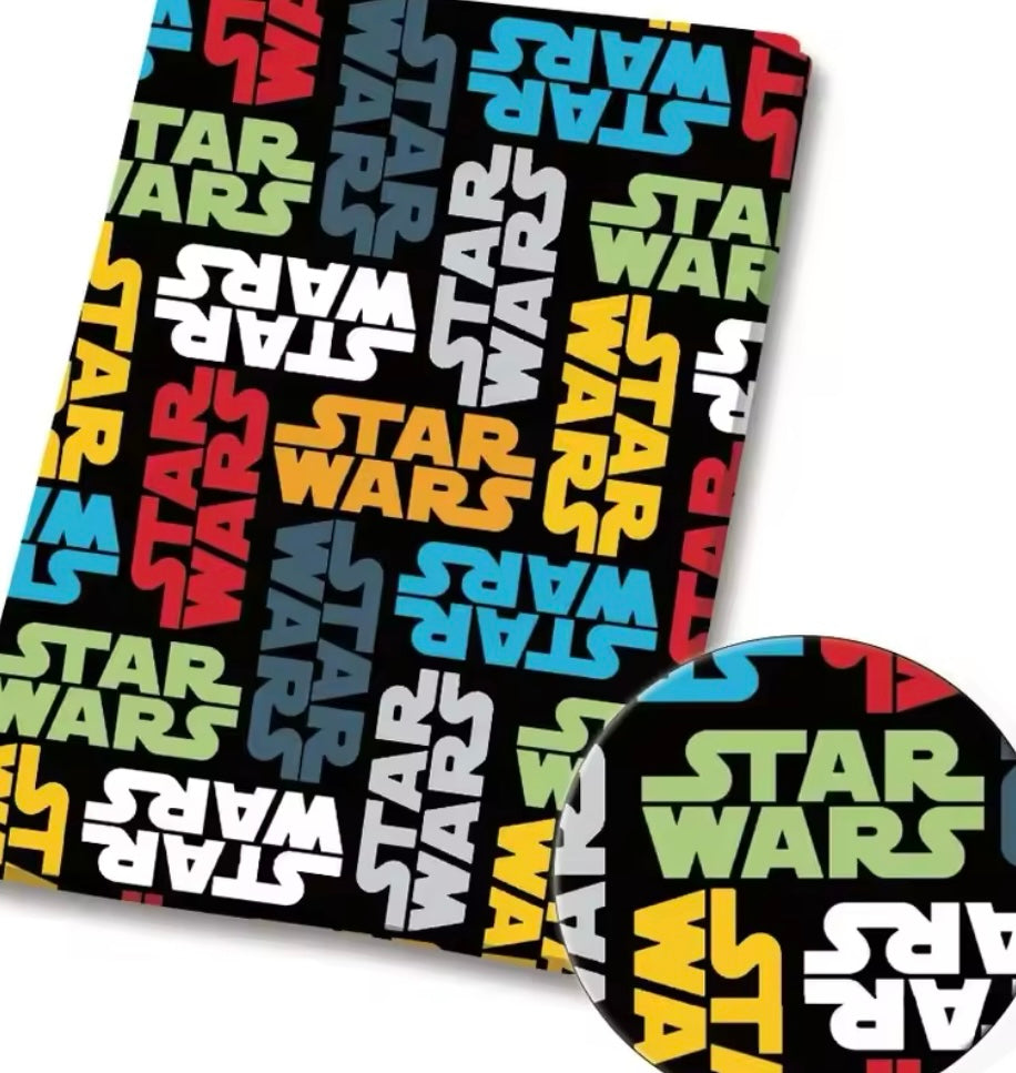 Star Wars polyCotton Fabric Half Yard (18” x 55”)