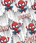 Marvel Avengers Spiderman Superhero character Polycotton Fabric - Half Yard (18” x 55”) 15015