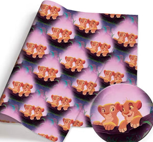 Lion King Polycotton Fabric Half Yard (18” x 50”)