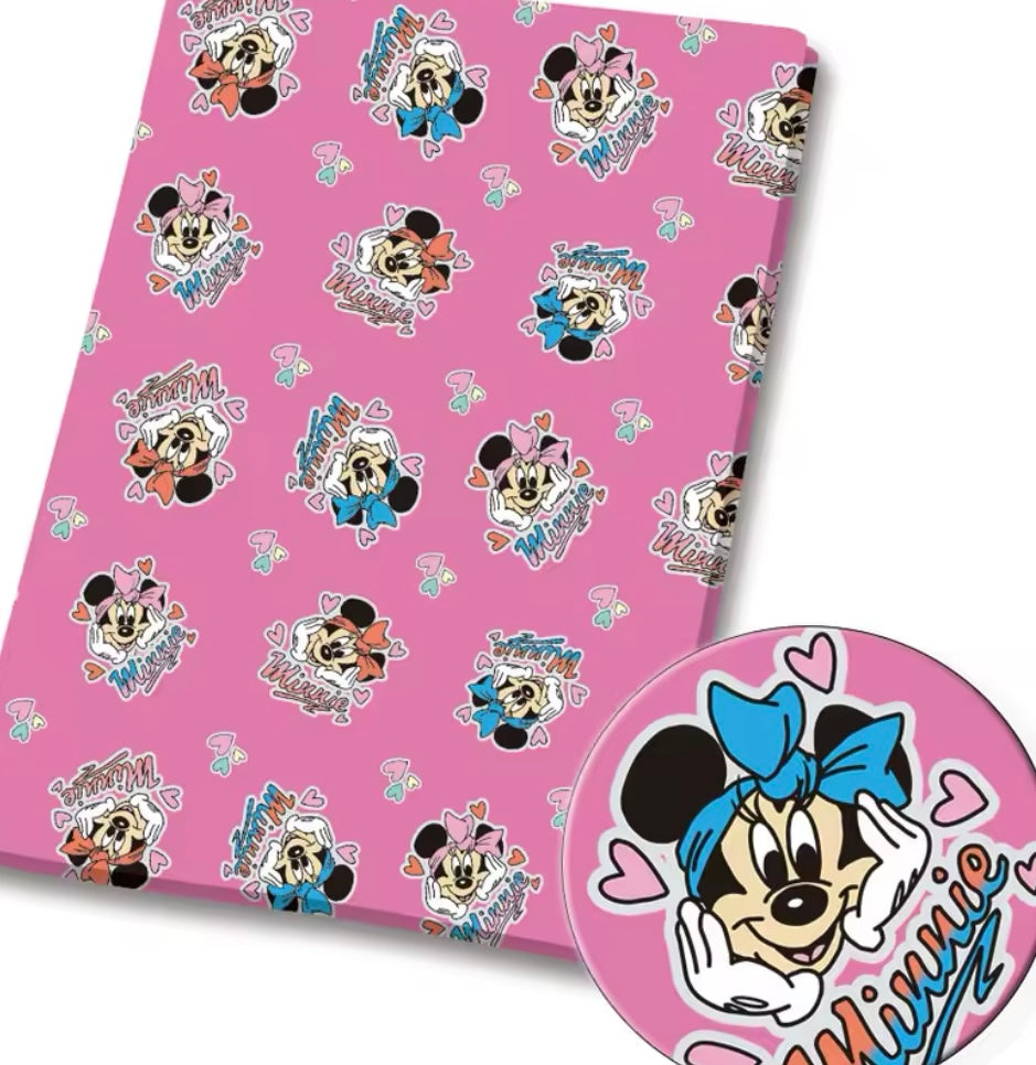 Minnie Mouse polyCotton Fabric Half Yard (18” x 55”)