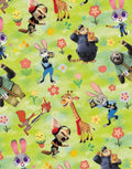 Disney Zootopia Zootropolis Judy Hopps Nick Wilde Polycotton Fabric - Half Yard (18” x 55”) 14551