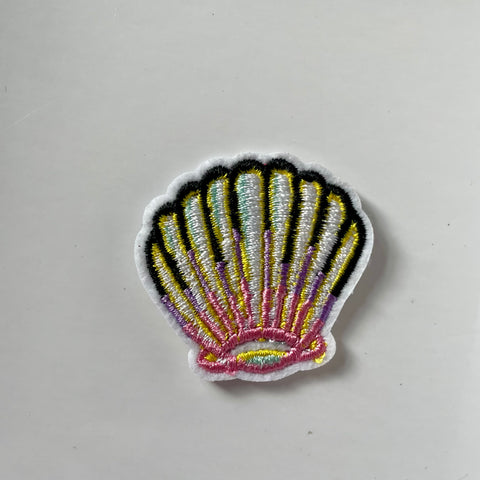 Mermaid Shell Embroidered Patch