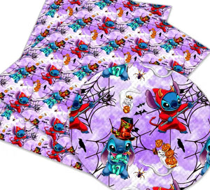 Stitch Halloween polyCotton Fabric Half Yard (18” x 55”)