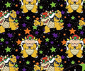 Super Mario Bowser game Polycotton Fabric - Half Yard (18” x 55”) 34451