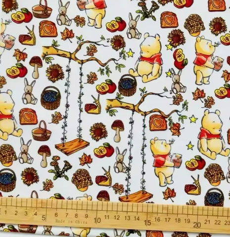 Winnie the Pooh polyCotton Fabric Half Yard (18” x 55”)