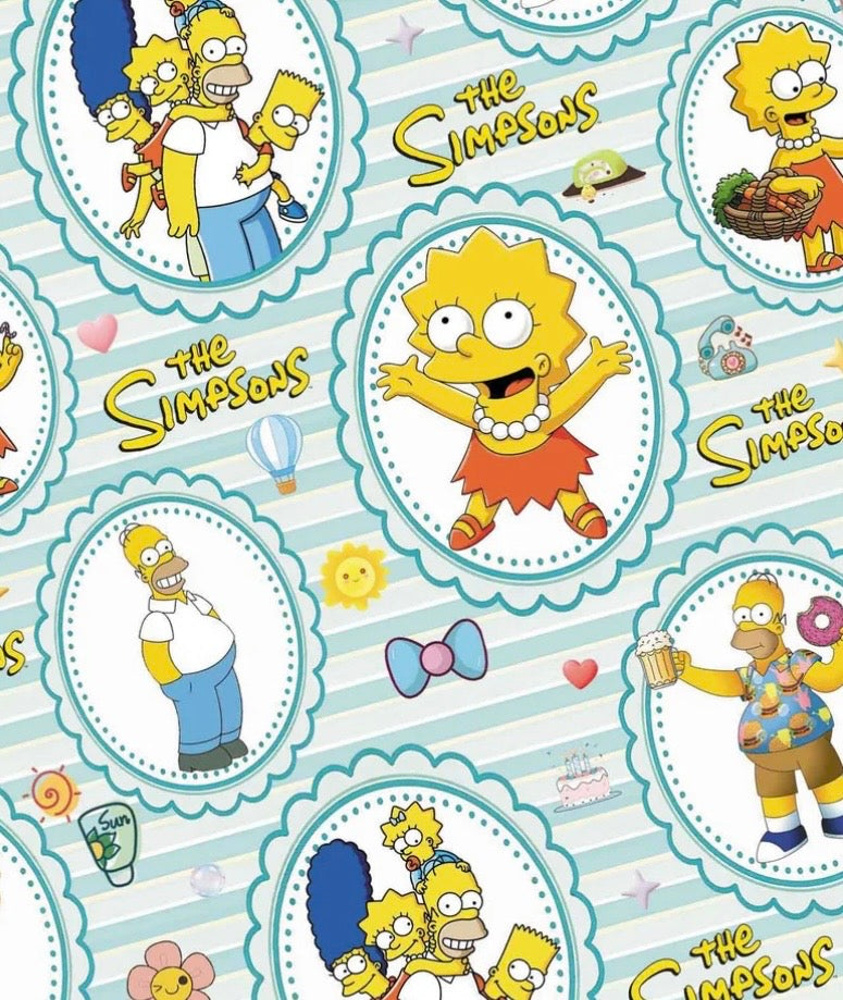 The Simpsons Otto Cartoon Character Polycotton Fabric - Half Yard (18” x 55”) 15758