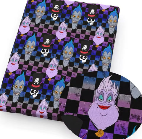 Villains polyCotton Fabric Half Yard (18” x 55”)