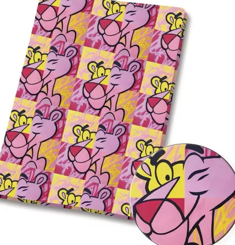 Pink Panther polyCotton Fabric Half Yard (18” x 55”)