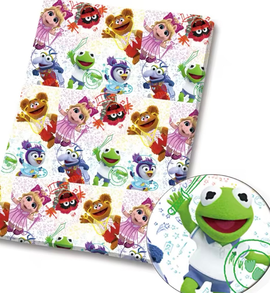 Muppet babies PolyCotton Fabric Half Yard (18” x 55”)