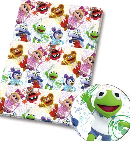 Muppet babies PolyCotton Fabric Half Yard (18” x 55”)