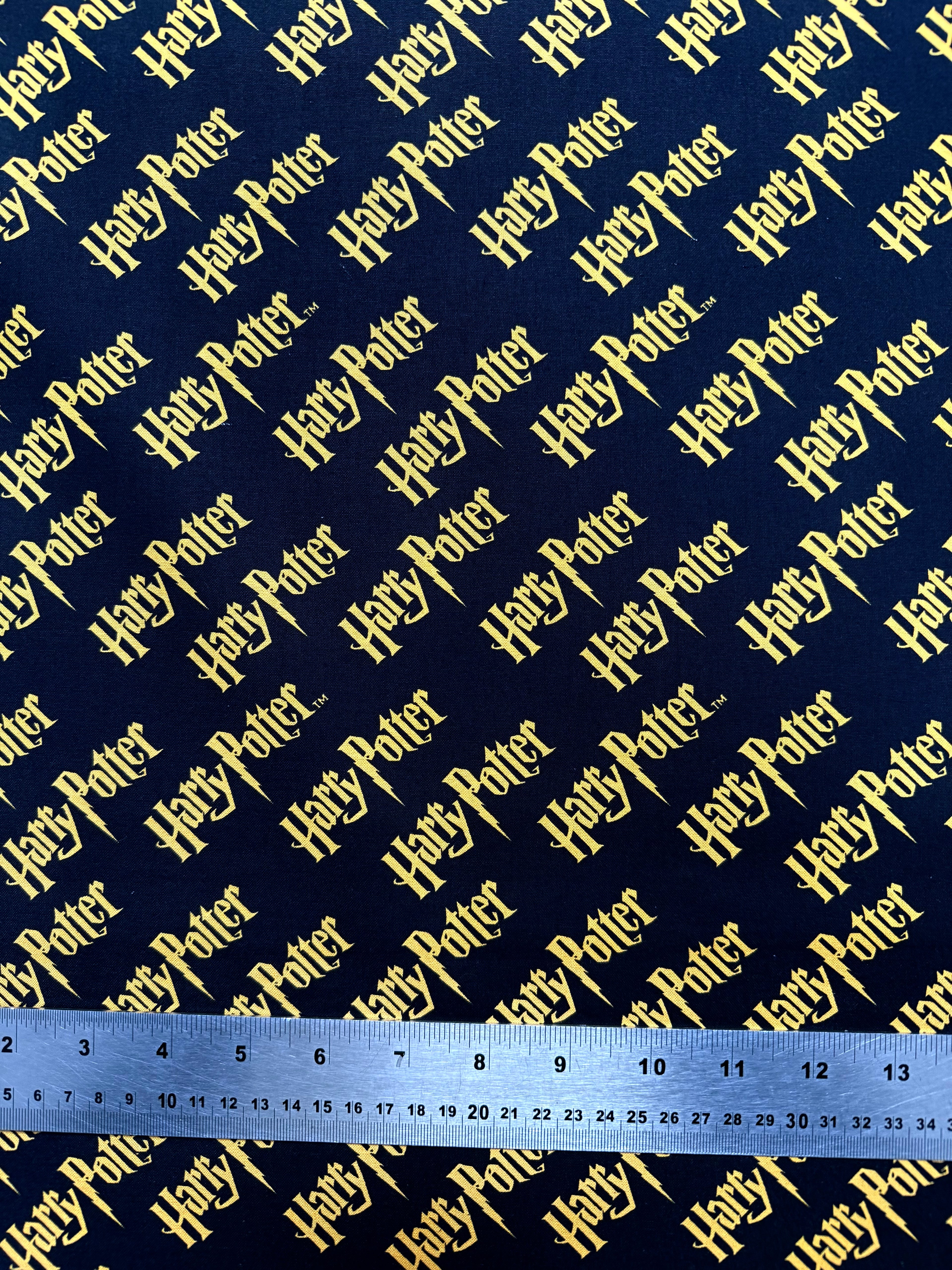 Harry Potter Cotton Fabric - Half Yard (18” x 55”)