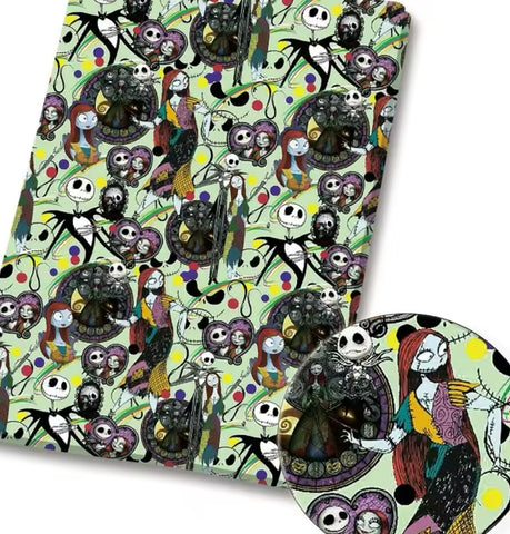 Nightmare Before Christmas polyCotton Fabric Half Yard (18” x 55”)