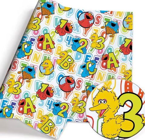 Sesame Street polyCotton Fabric Half Yard (18” x 55”)