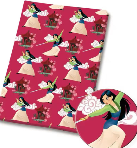 Mulan polyCotton Fabric Half Yard (18” x 55”)