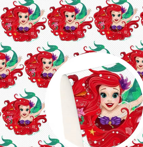 Little Mermaid polyCotton Fabric Half Yard (18” x 55”)