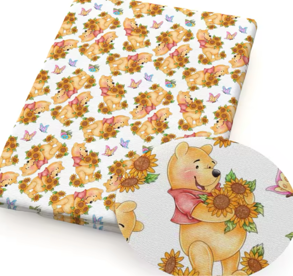 Winnie the Pooh polyCotton Fabric Half Yard (18” x 55”)