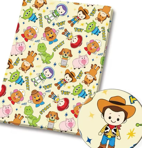 Toy Story polyCotton Fabric Half Yard (18” x 55”)