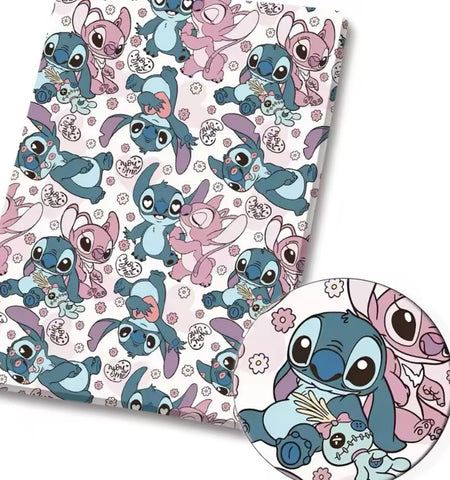 Stitch and Angel polyCotton Fabric Half Yard (18” x 55”)