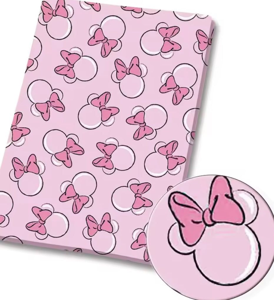 Minnie Mouse polyCotton Fabric Half Yard (18” x 55”)