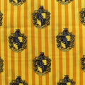 Harry Potter Hufflepuff Cotton Fabric - Half Yard (18” x 55”)