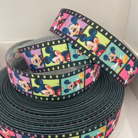 Mickey Film Strip Grosgrain Ribbon