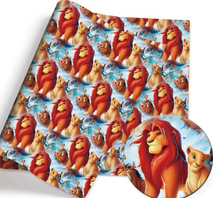 Lion King Polycotton Fabric Half Yard (18” x 50”)