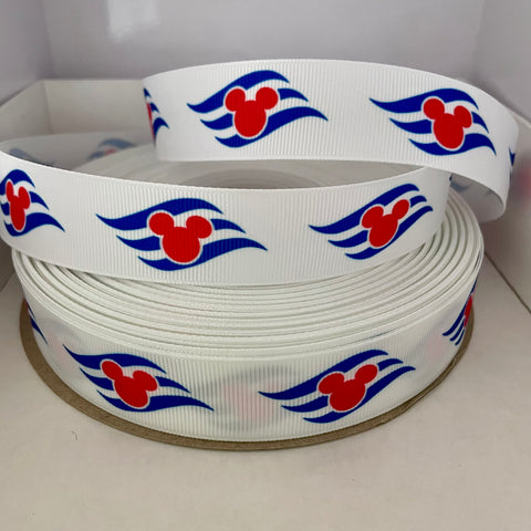 Mickey Cruise Grosgrain Ribbon