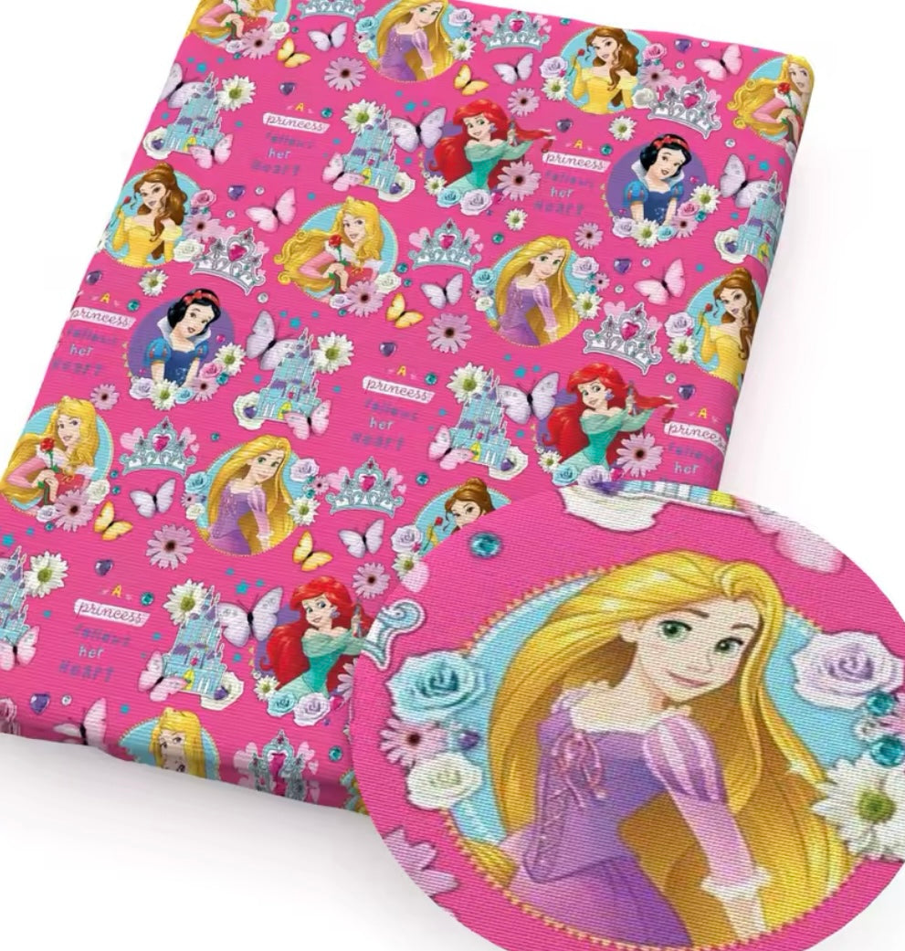 Princess polyCotton Fabric Half Yard (18” x 55”)