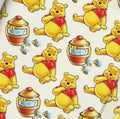 Disney Winnie the Pooh Bear Polycotton Fabric - Half Yard (18” x 55”) 37410