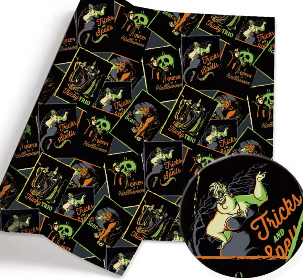 Villains polyCotton Fabric Half Yard (18” x 55”)