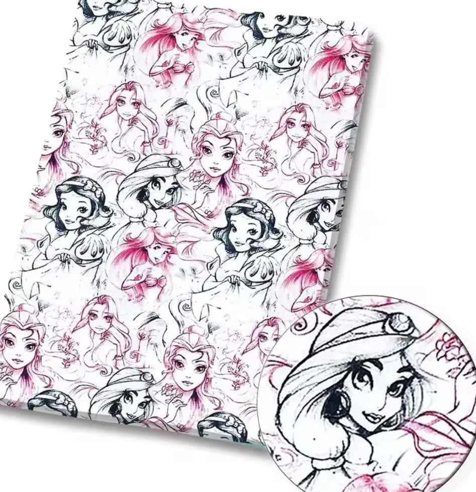 Princess polyCotton Fabric Half Yard (18” x 55”)