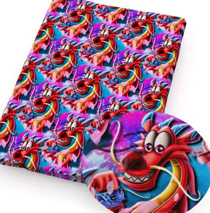 Mushu polyCotton Fabric Half Yard (18” x 55”)