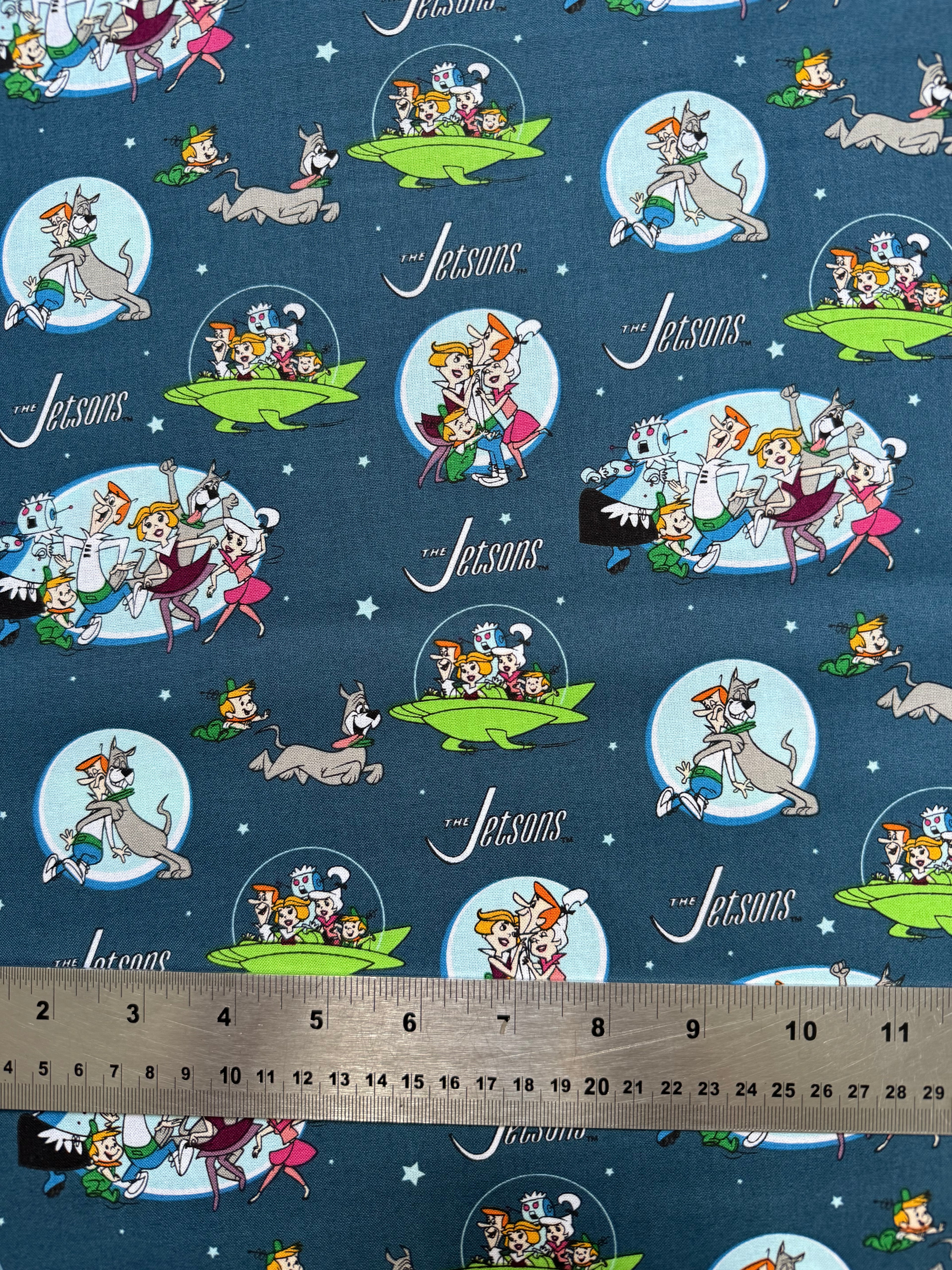 The Jetsons Cotton Fabric - Half Yard (18” x 55”)