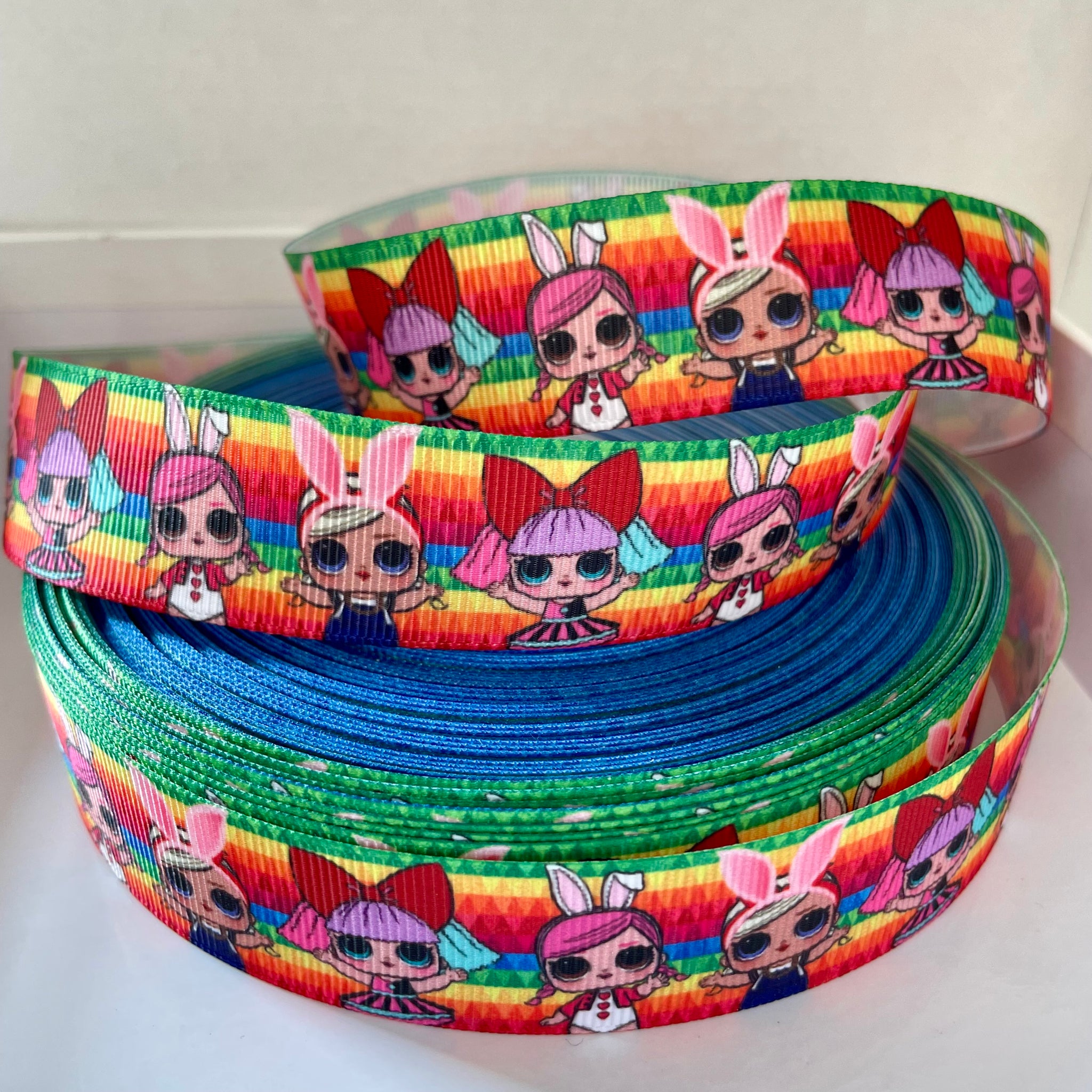 Lol Rainbow Grosgrain Ribbon