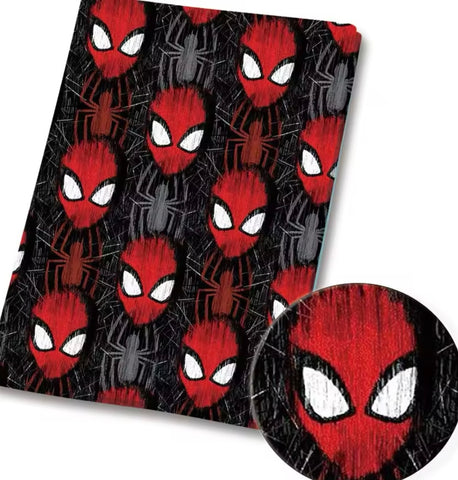 Spiderman polyCotton Fabric Half Yard (18” x 55”)