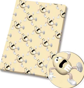 Cream M & M's polyCotton Fabric Half Yard (18” x 55”)